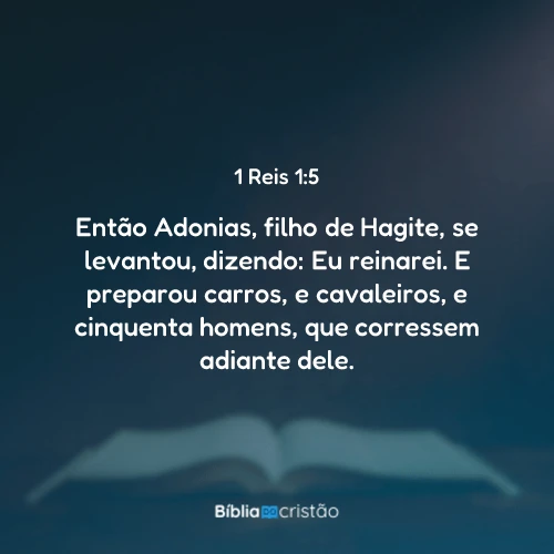 1 Reis 1:5