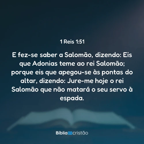 1 Reis 1:51