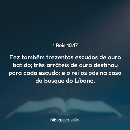 1 Reis 10:17