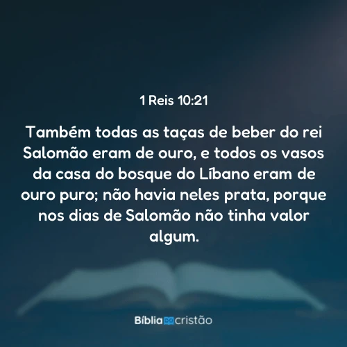 1 Reis 10:21