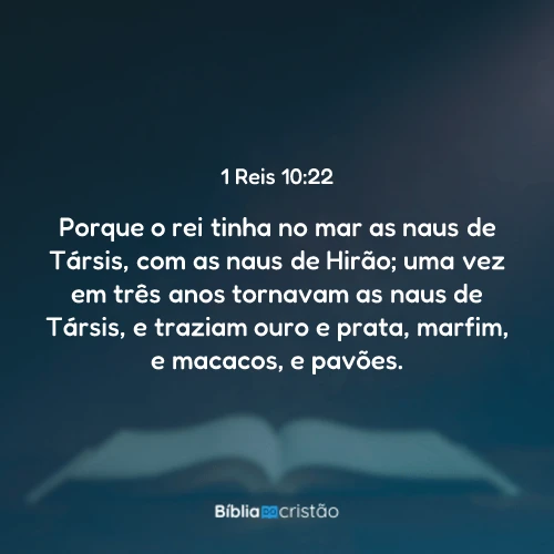 1 Reis 10:22