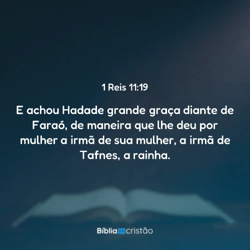 1 Reis 11:19