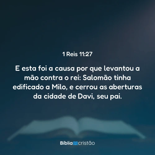 1 Reis 11:27