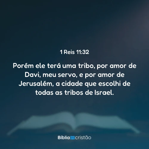 1 Reis 11:32