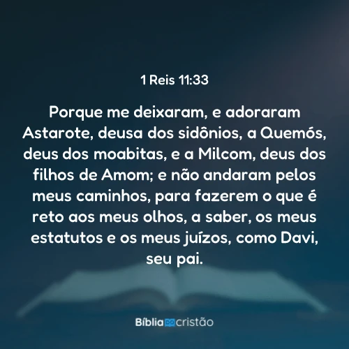 1 Reis 11:33