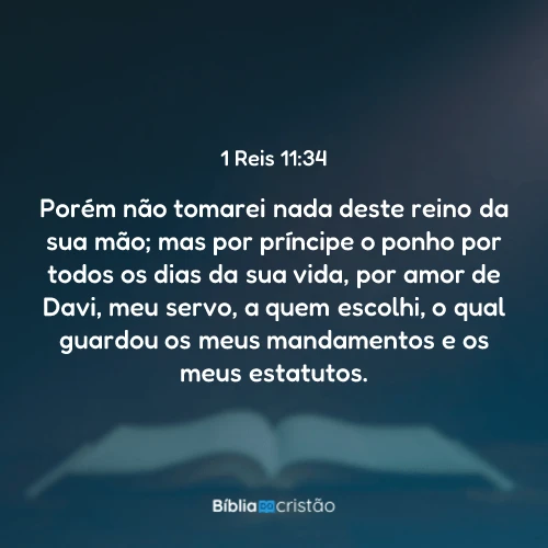 1 Reis 11:34