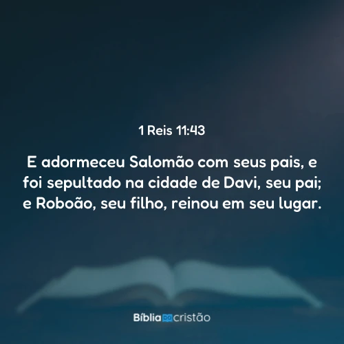1 Reis 11:43
