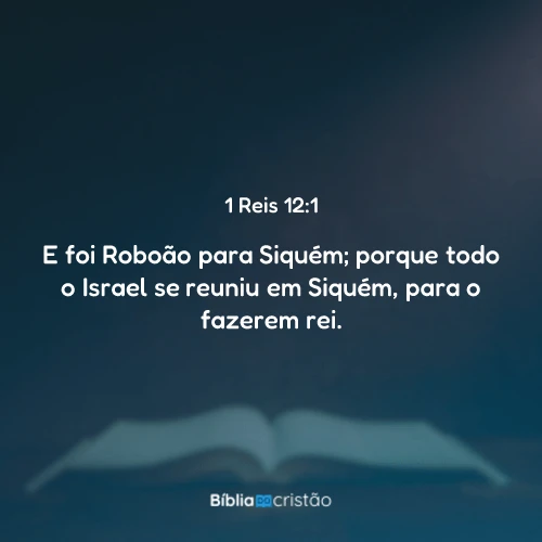 1 Reis 12:1