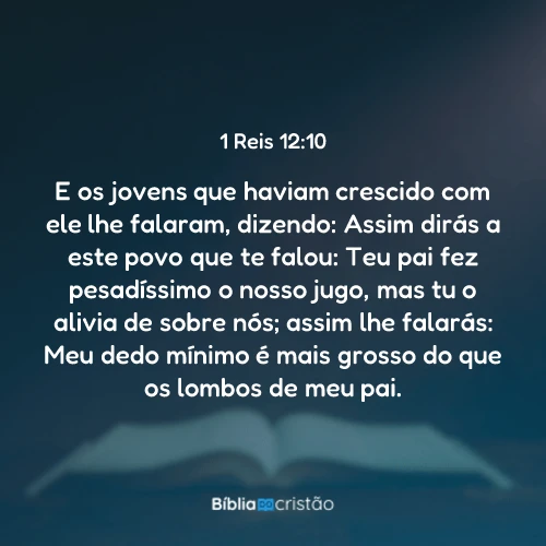 1 Reis 12:10