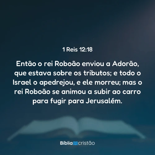 1 Reis 12:18