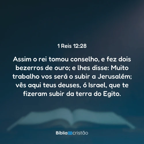 1 Reis 12:28