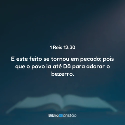 1 Reis 12:30