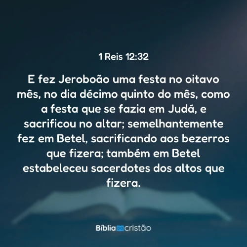 1 Reis 12:32