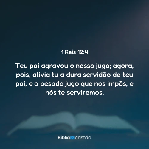 1 Reis 12:4