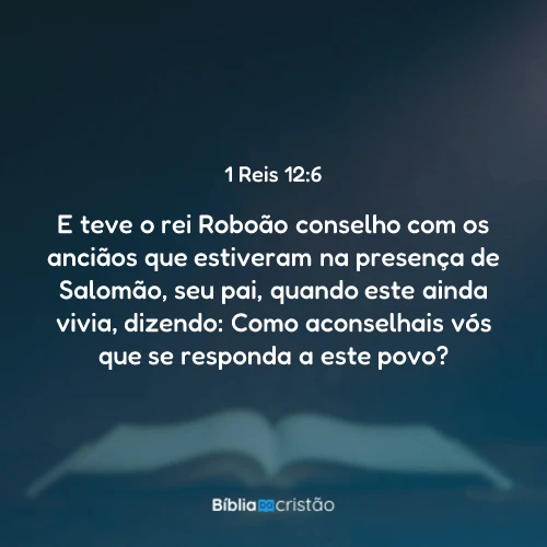 1 Reis 12:6