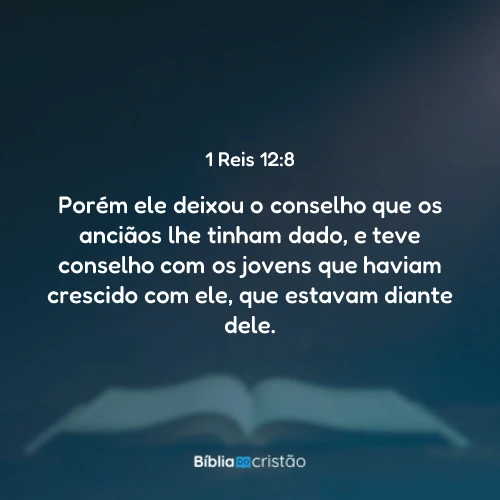 1 Reis 12:8