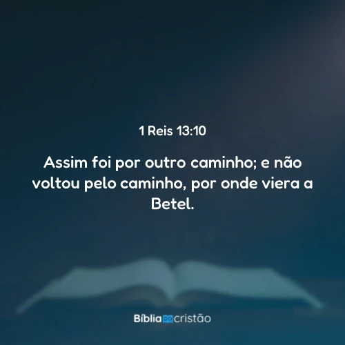 1 Reis 13:10