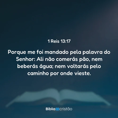 1 Reis 13:17