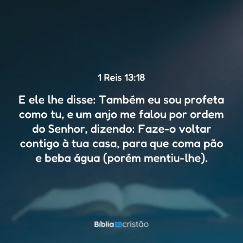 1 Reis 13:18