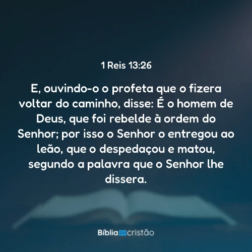 1 Reis 13:26