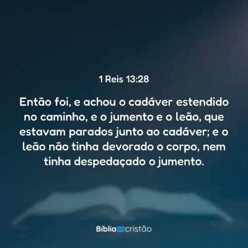 1 Reis 13:28