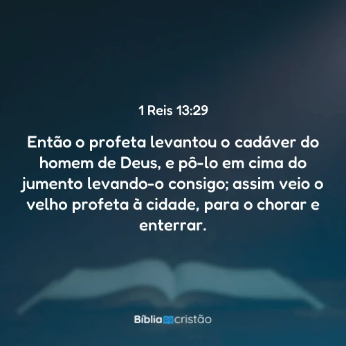 1 Reis 13:29