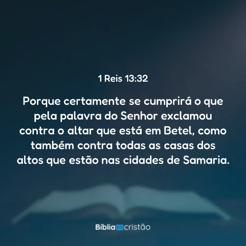 1 Reis 13:32