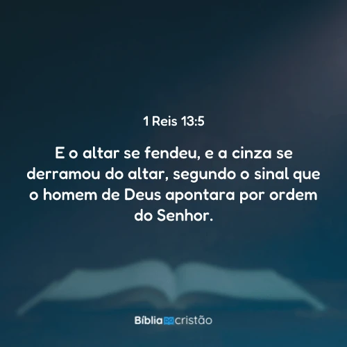 1 Reis 13:5