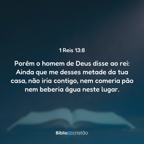 1 Reis 13:8
