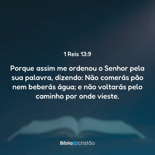 1 Reis 13:9