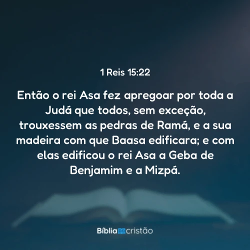 1 Reis 15:22