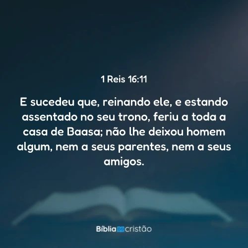 1 Reis 16:11