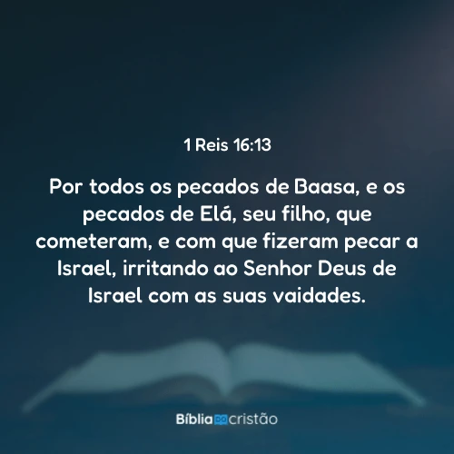 1 Reis 16:13