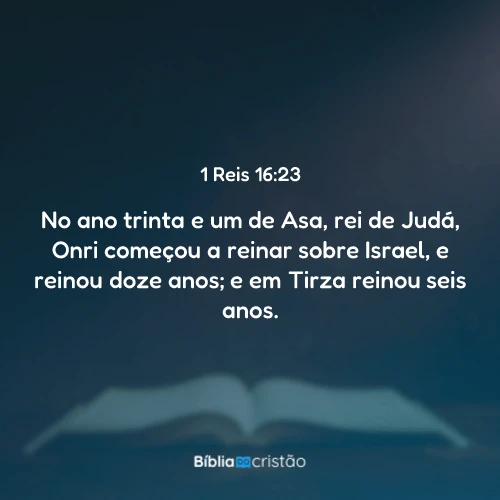 1 Reis 16:23