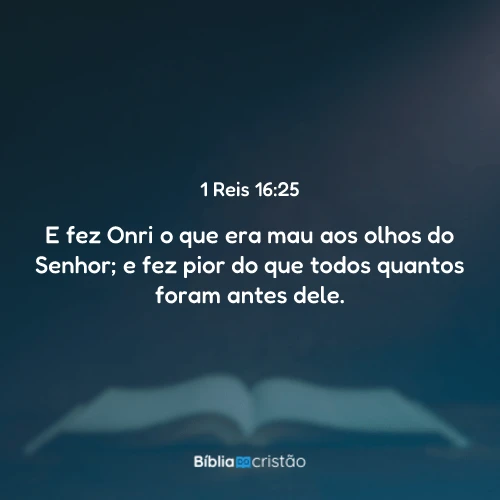1 Reis 16:25