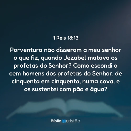 1 Reis 18:13