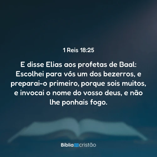 1 Reis 18:25