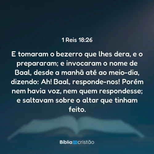 1 Reis 18:26