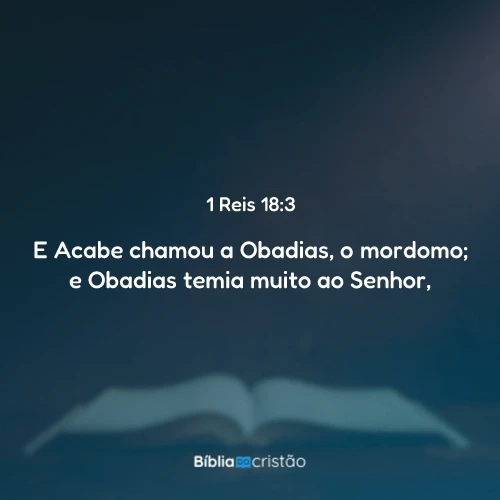 1 Reis 18:3