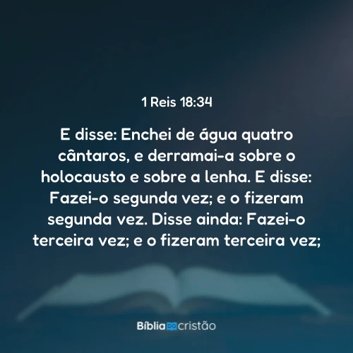 1 Reis 18:34