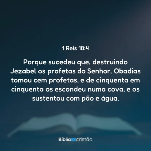 1 Reis 18:4
