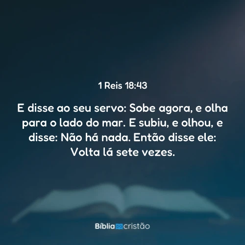 1 Reis 18:43