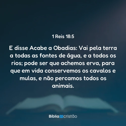 1 Reis 18:5
