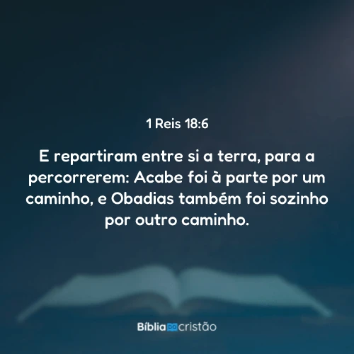 1 Reis 18:6