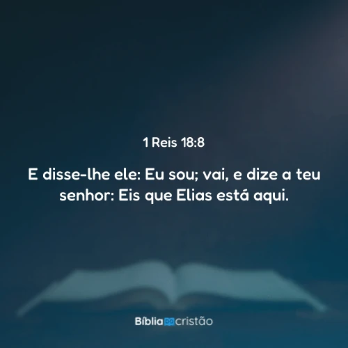 1 Reis 18:8