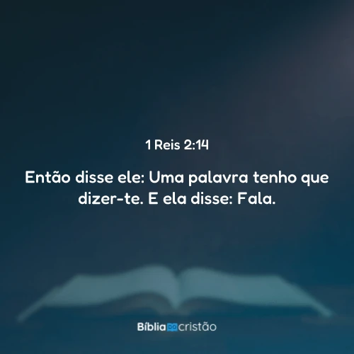 1 Reis 2:14