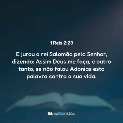 1 Reis 2:23
