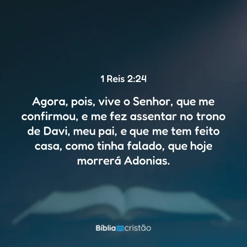 1 Reis 2:24