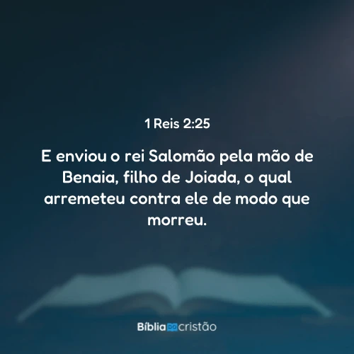 1 Reis 2:25