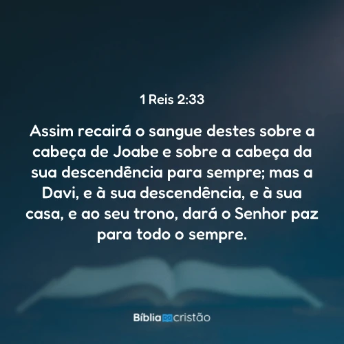 1 Reis 2:33